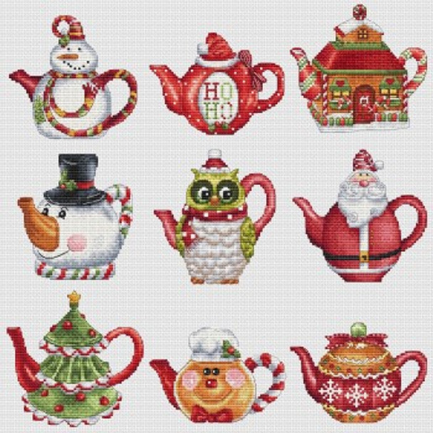 Christmas Cups by Les Petites Croix De Lucie 21-2499