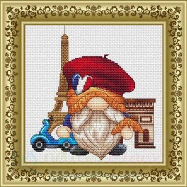 Gnome To Paris by Les Petites Croix De Lucie 22-1106
