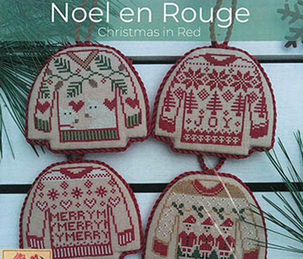 Noel En Rouge (Christmas In Red) 63w x 54h by Lila's Studio 22-2284 YT