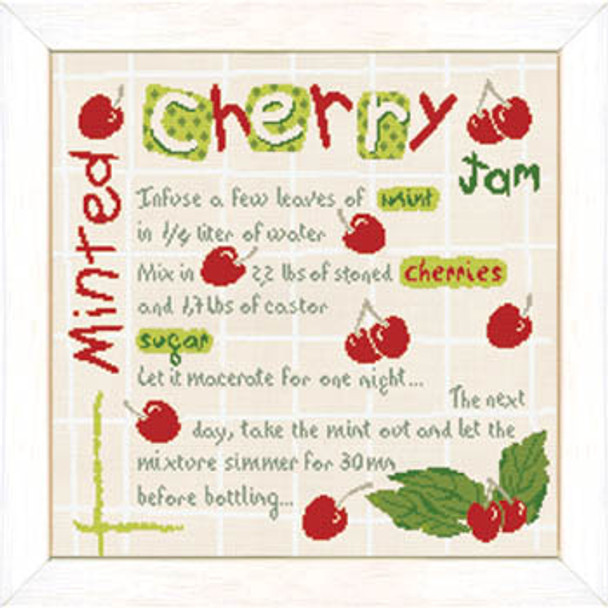 Minted Cherry Jam by Lilipoints 19-1711