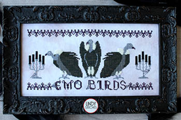 Emo Birds by Lindy Stitches 23-2328