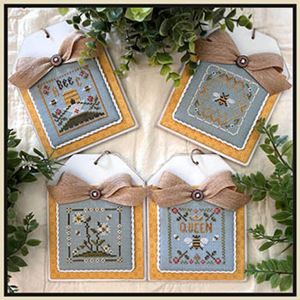 Cross Stitch Petites - Bumblebee Petites 39w x 39h Each by Little House Needleworks 23-1286