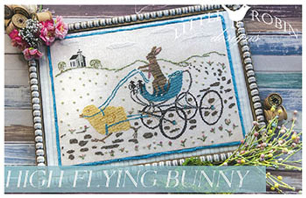 High Flying Bunny 241w x 166h by Little Robin Design 23-1631 YT