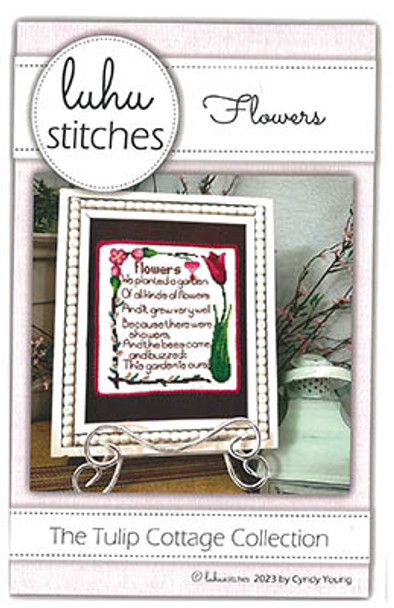 Tulip Cottage Collection - Flowers 86 x 96 by Luhu Stitches 23-1120 YT LU183