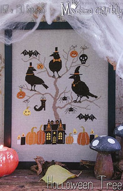 Halloween Tree 157w x 180h by Madame Chantilly 22-2529 YT