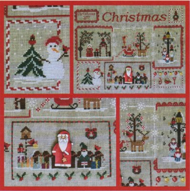 YT Cardinal Mystery Sampler Part 4 - Snowman & Santa Clause Mani Di Donna DD