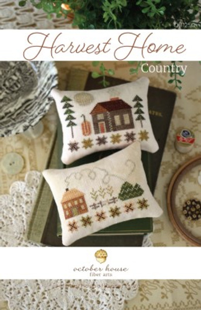 Harvest Home - Country Farmhouse 65 x 45 Cabin 64 x 50 by October House Fiber Arts 22-2792 YT