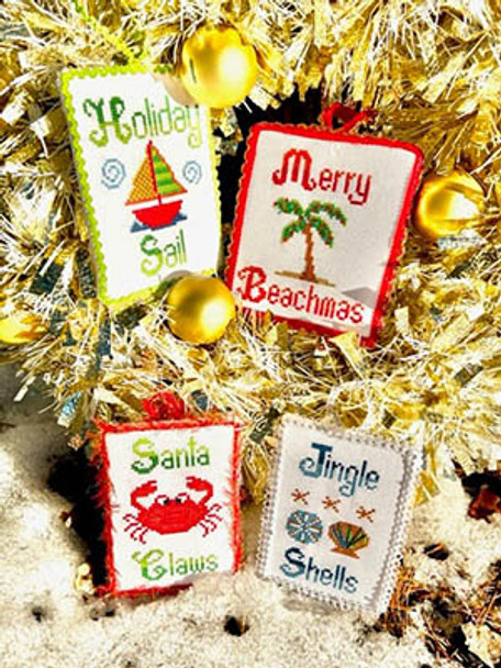 Merry Beachmas 4-Pack by Pickle Barrel Designs 23-1070 YT