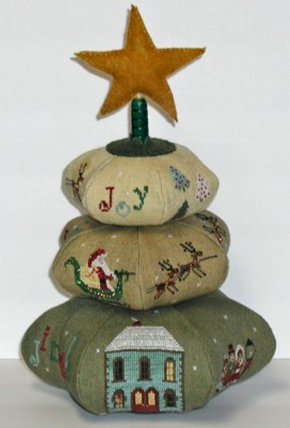 Holly Jolly Stacker by Praiseworthy Stitches 22-1553 YT