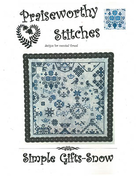 Simple Gifts - Snow 212w x 214h by Praiseworthy Stitches 23-1841 YT