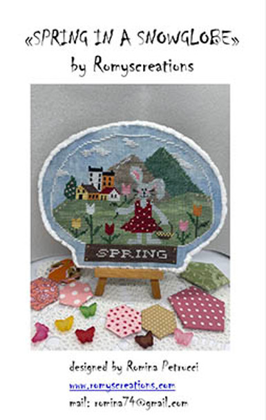 Spring In a Snowglobe 77h x 98 by Romy's Creations 23-1201 YT