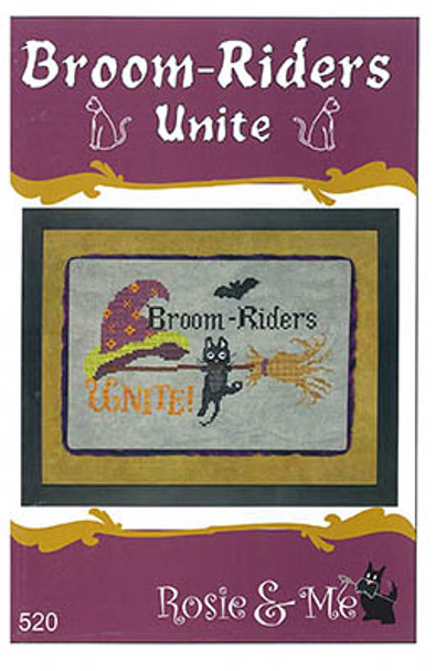 Broom Riders Unite 110w x 65h by Rosie & Me Creations 22-2929