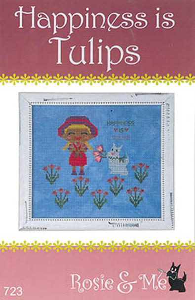 Happiness Is Tulips 98w x 93h by Rosie & Me Creations 23-1622