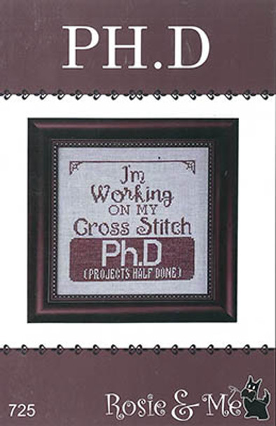 Ph.D 100w x 96h by Rosie & Me Creations 23-1621