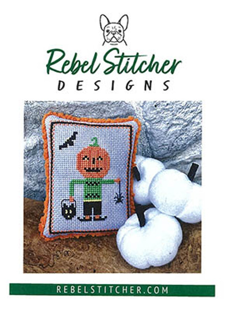 Trick Or Treat (Pumpkin Man) by Rebel Stitcher Designs 23-1595