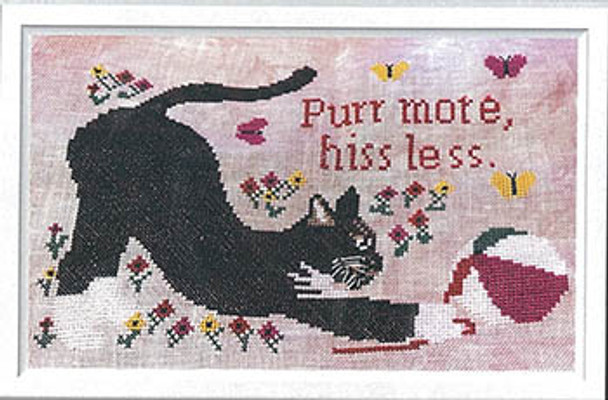 Purr More 125w x 86h by Salty Stitcher Designs 23-1142 YT