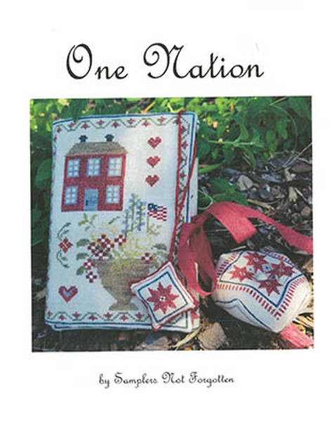 One Nation 251w x 115h by Samplers Not Forgotten 23-1298