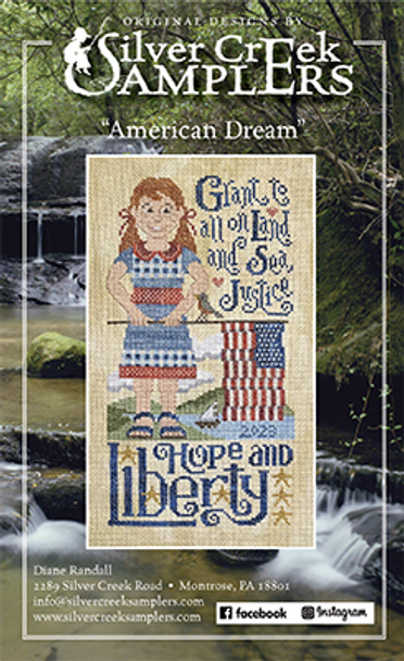 American Dream 80 x 147 by Silver Creek Samplers 23-1923 YT