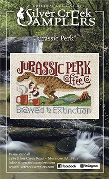 Jurassic Perk 90 x 66 by Silver Creek Samplers 23-1803 YT