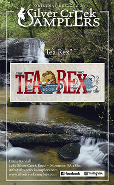 Tea Rex 178 x 53 by Silver Creek Samplers 23-1801 YT