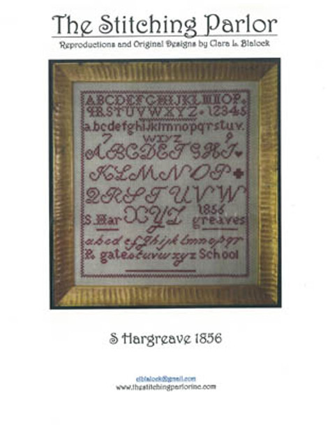 S Hargreave 1856 by Stitching Parlor Inc., The 22-1675