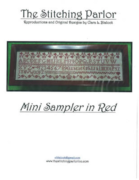 Mini Sampler In Red by Stitching Parlor Inc., The 22-1674