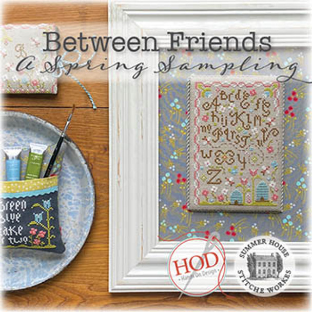 Between Friends: A Spring Sampling 65W x 96H by Summer House Stitche Workes 23-1762 YT