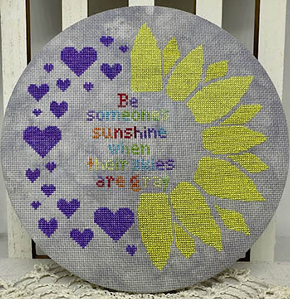 Be The Sunshine 121 x 125 by SamBrie Stitches Designs 23-2021 YT