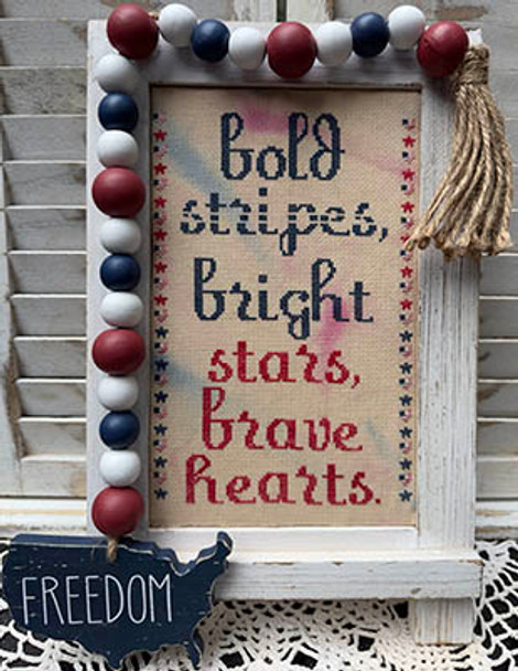 Bold Bright Brave by SamBrie Stitches Designs 23-1721