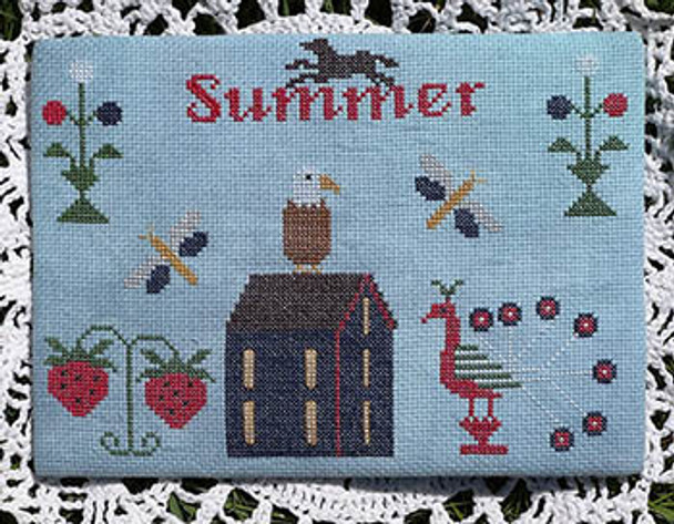 Summer At Autumn Hills Place 125 x 90 by SamBrie Stitches Designs 23-2020 YT