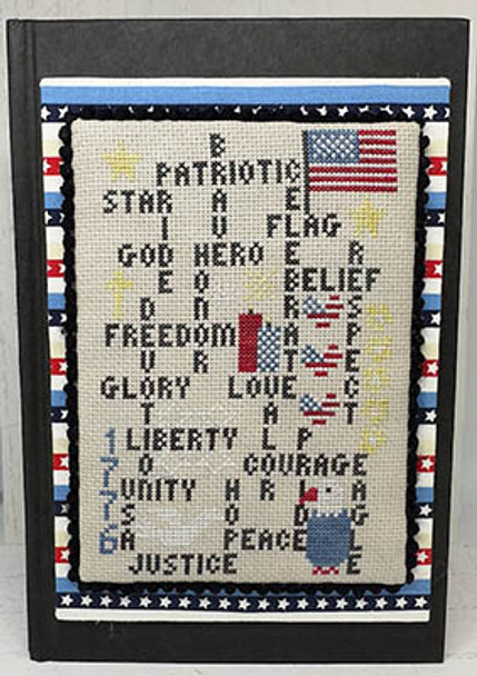 Words To Live By - Patriotic Edition 65 x 101 by SamBrie Stitches Designs 23-2018 YT