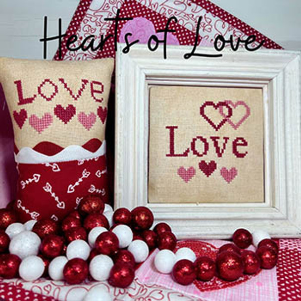 Hearts Of Love by Southern Stitchers Co 23-1052