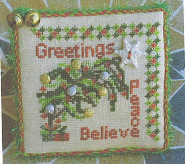 Christmas Greetings by Stitches And Style 22-3187