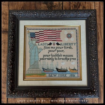 Lady Liberty 163w x 149h by Twin Peak Primitives 22-1696 YT