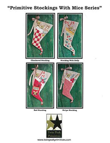 Primitive Stockings With Mice by Twin Peak Primitives 23-1254