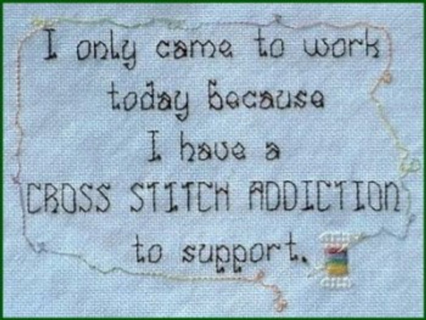 Cross Stitch Addiction by Xs And Ohs 22-2107