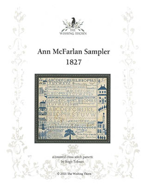 Ann McFarlan Sampler 1827 by Wishing Thorn 22-3104