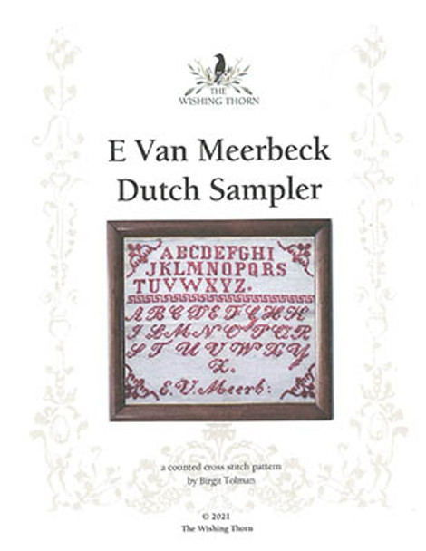 E Van Meerbeck Dutch Sampler by Wishing Thorn 22-3108