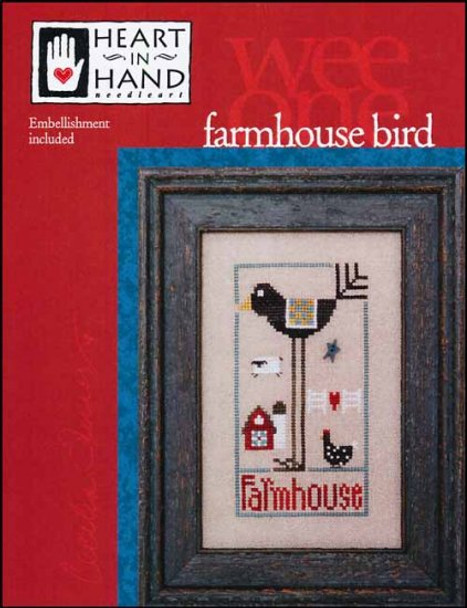 YT Wee One: Farmhouse Bird 42W x 79H Heart In Hand