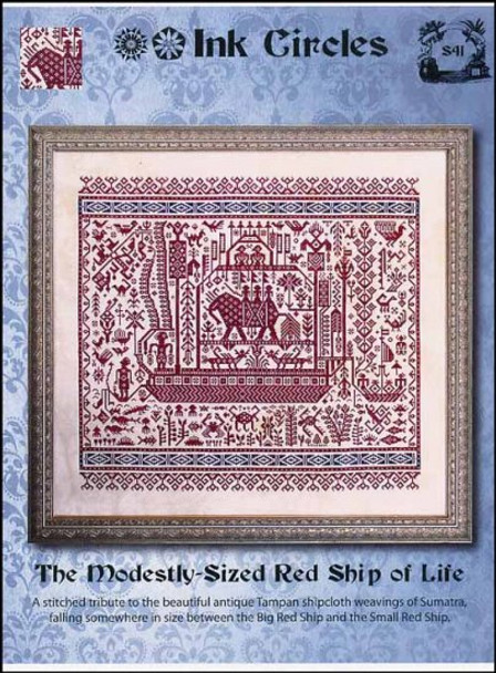 YT The Modestly-Sized Red Ship Of Life 299W x 269H by Ink Circles