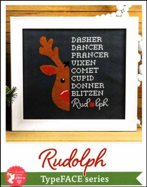 Typeface Series: Rudolph 100W x 107H It's Sew Emma YT SE468