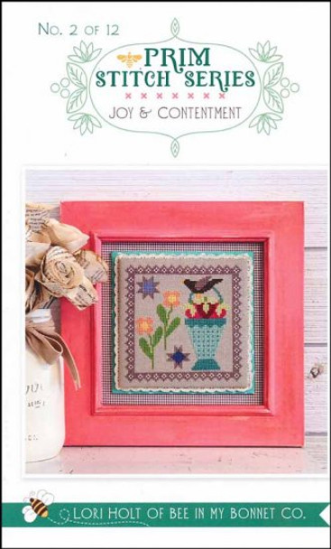 Prim Stitch Series 2: Joy & Contentment 74W x 74H It's Sew Emma YT SE421