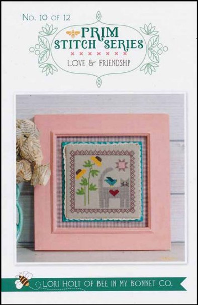 Prim Stitch Series 10: Love & Friendship 74W x 74H It's Sew Emma YT SE429