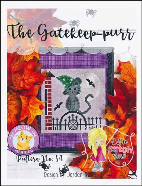 YT The Gatekeep-purr 60W x 60H by Little Stitch Girl