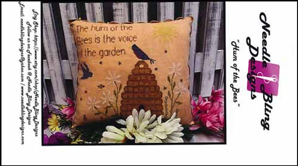 YT Hum Of The Bees 157h x 167w Needle Bling Designs