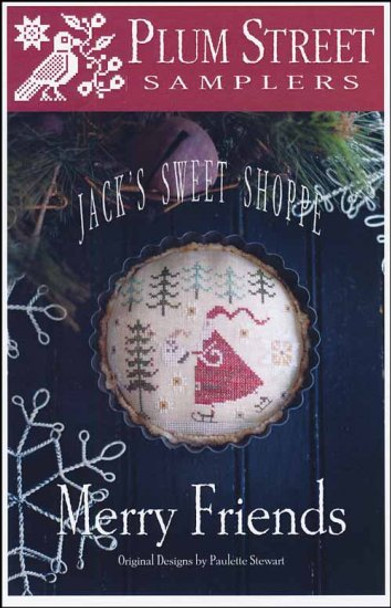 YT Jack's Sweet Shoppe: Merry Friends Stitch count 78w x 68h Plum Street Samplers