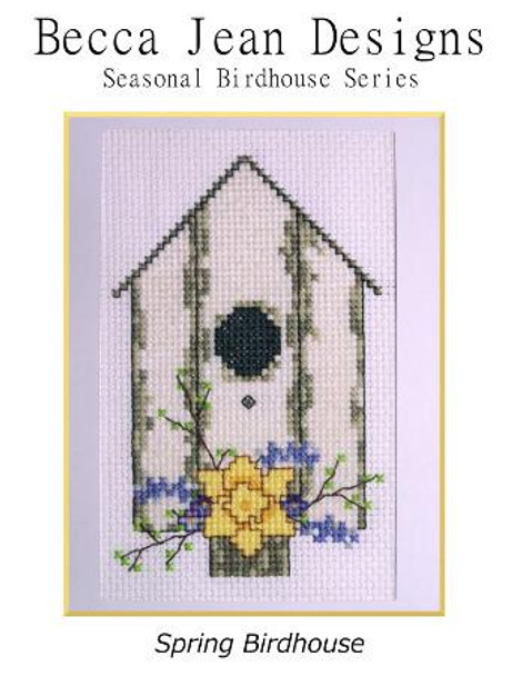 Spring Birdhouse 42 x 63 Becca Jean Designs