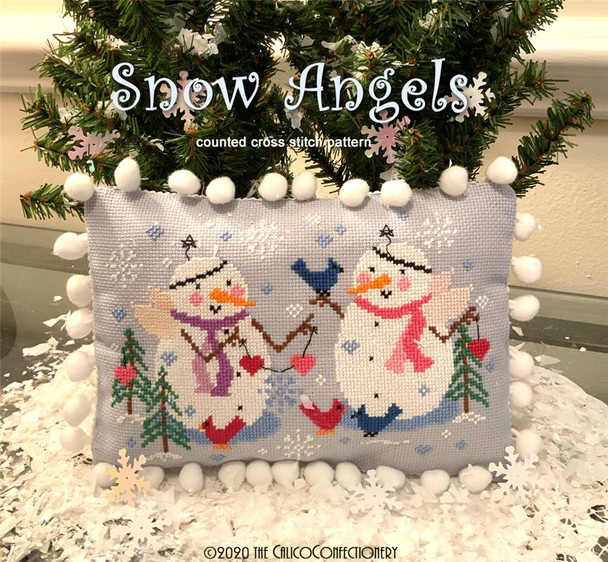 Snow Angels 120w x 78h Calico Confectionery