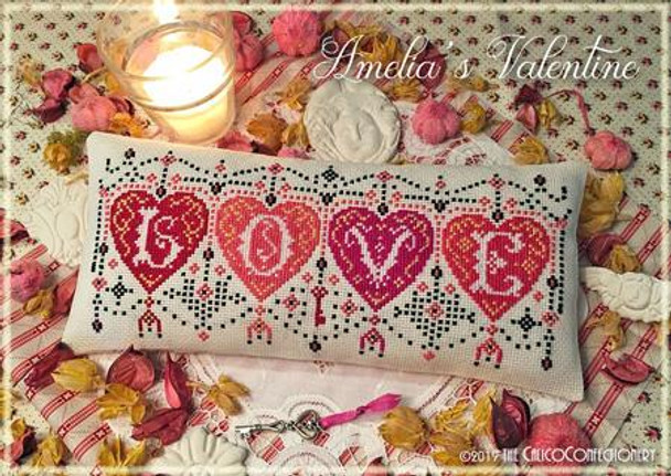 Amelia's Valentine  147 x 62 Calico Confectionery