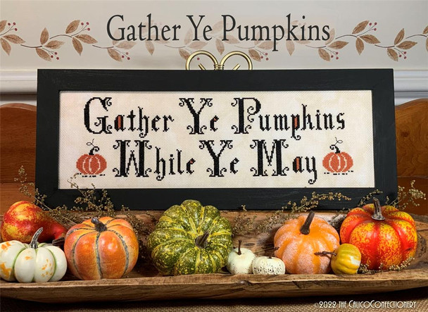 Gather Ye Pumpkins 221w x 70h  Calico Confectionery